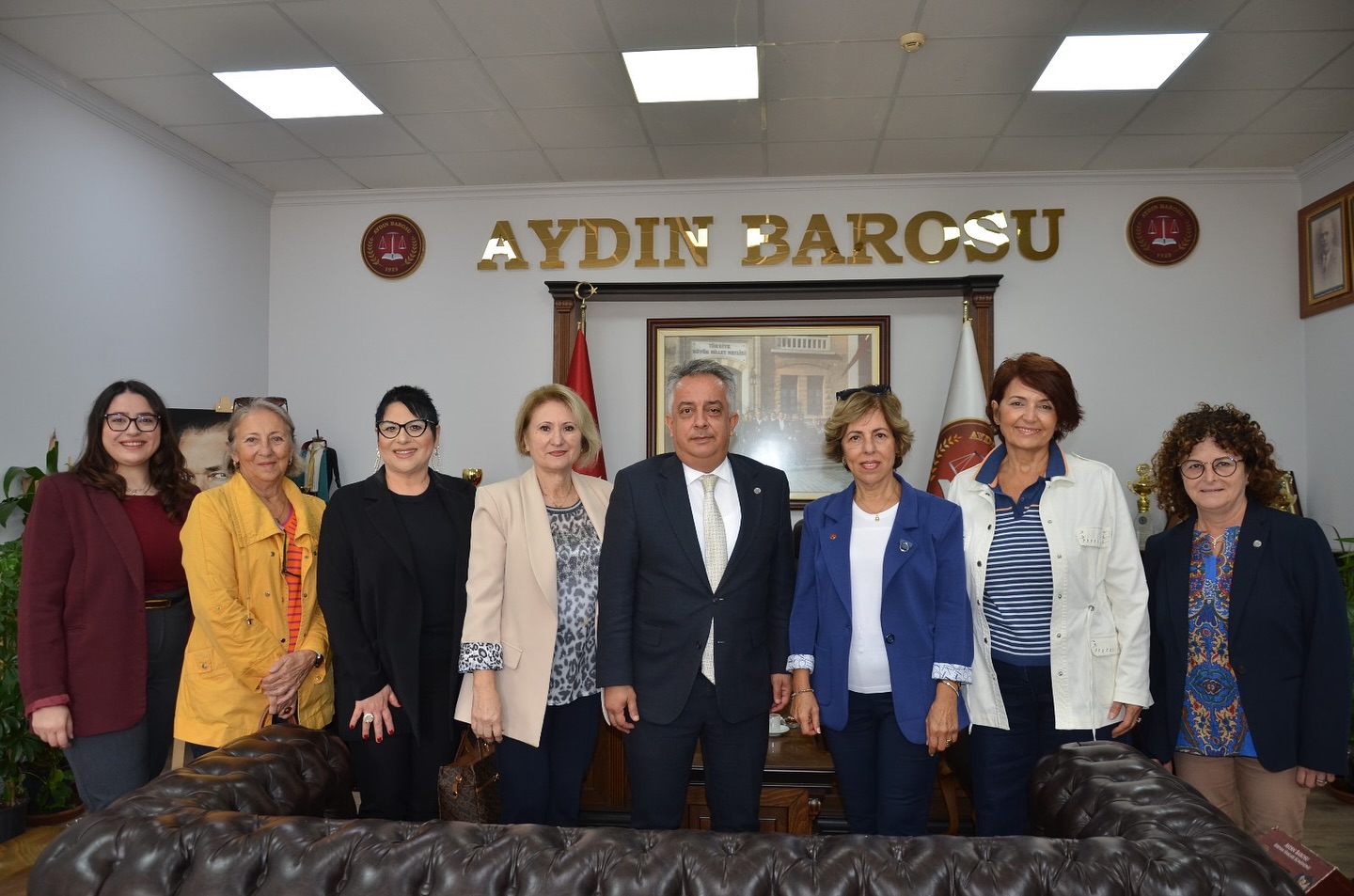 TÜRK KADINLAR BİRLİĞİ AYDIN ŞUBE GENEL BAŞKANI SEMA KENDİRCİ UĞURMAN VE