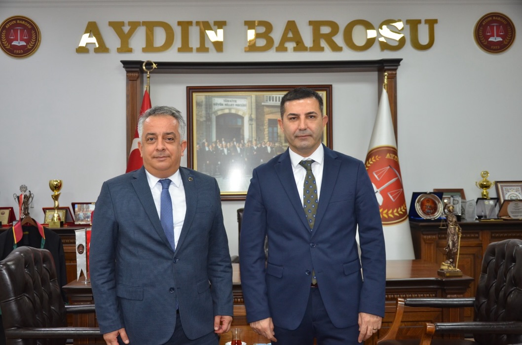 KUŞADASI BELEDİYE BAŞKANI ÖMER GÜNEL, BARO BAŞKANIMIZ AV. UTKU DEVRİM BARIŞ ARSLAN’I