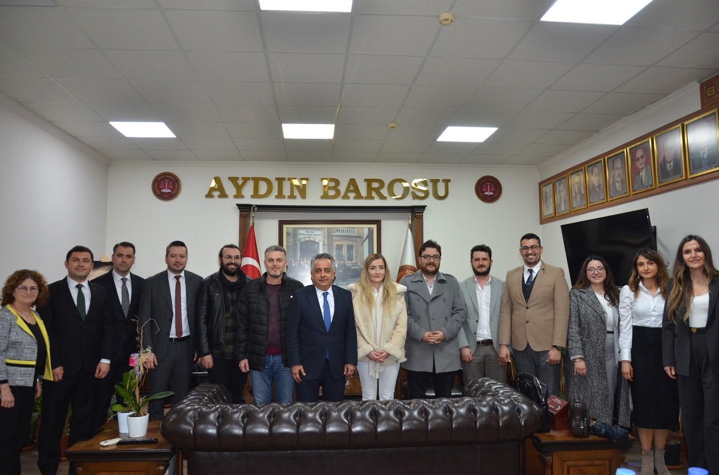 BAROMUZ CMK YÜRÜTME KURULU, BARO BAŞKANIMIZ AV. UTKU DEVRİM BARIŞ ARSLAN’I MAKAMINDA