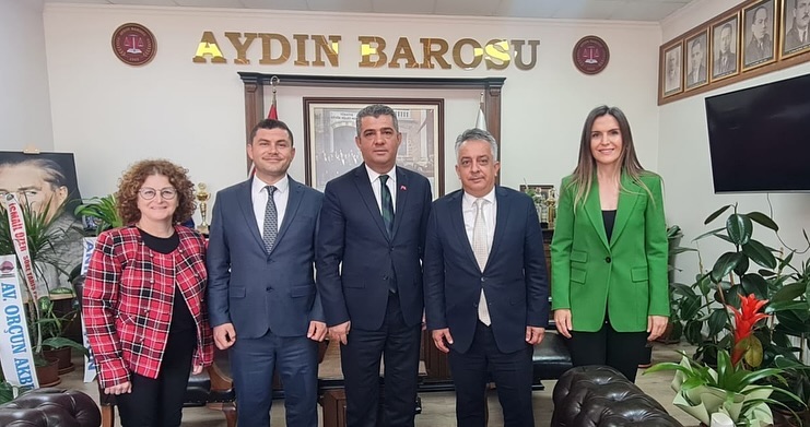 AYDIN İL MİLLİ EĞİTİM MÜDÜRÜ SÜLEYMAN EKİCİ, BARO BAŞKANIMIZ AV. UTKU DEVRİM BARIŞ