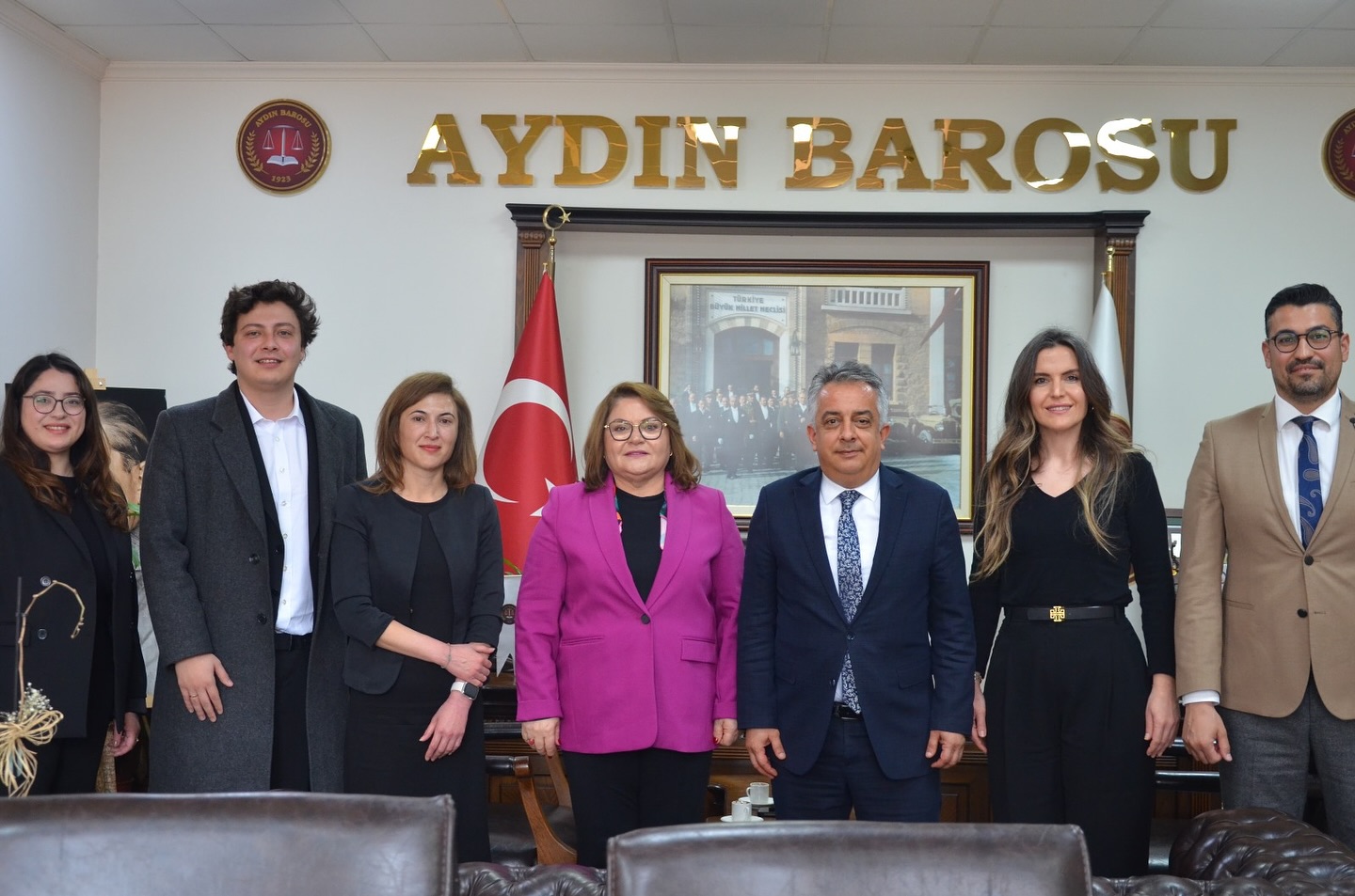 DİDİM BELEDİYE BAŞKANI HATİCE GENÇAY VE BERABERİNDEKİ HEYET, BARO BAŞKANIMIZ AV