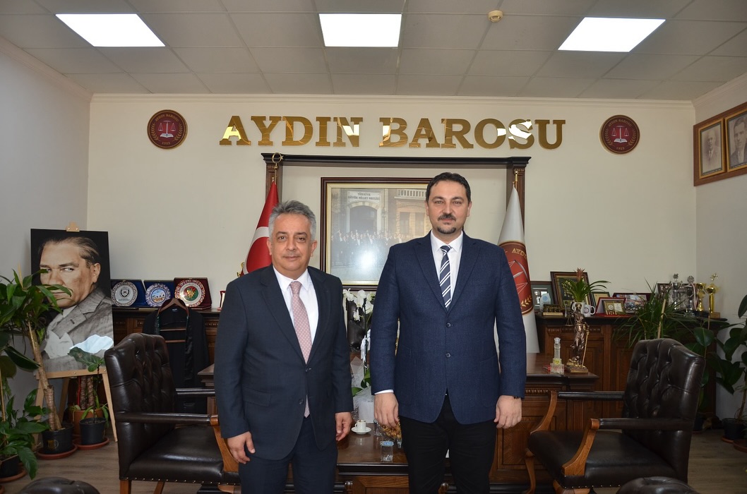 MUĞLA BARO BAŞKANI AV. LEVENT AKGÜN, BARO BAŞKANIMIZ AV. UTKU DEVRİM BARIŞ ARSLAN’I