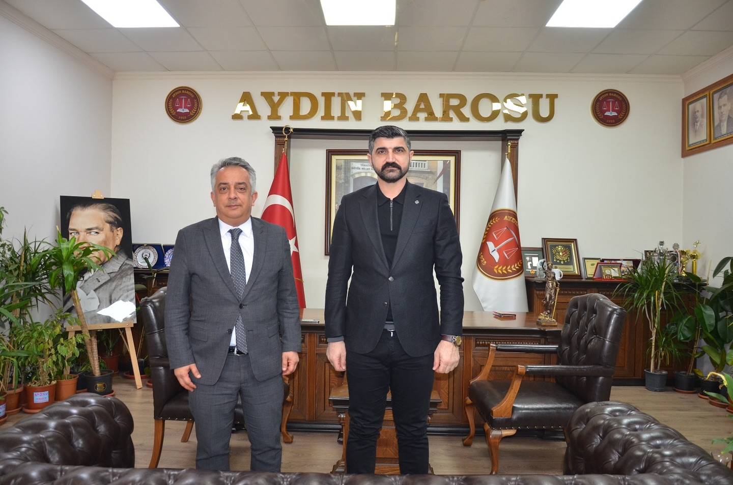 MARDİN BARO BAŞKANI AV. AHMET DUYAN, BARO BAŞKANIMIZ AV. UTKU DEVRİM BARIŞ ARSLAN’I