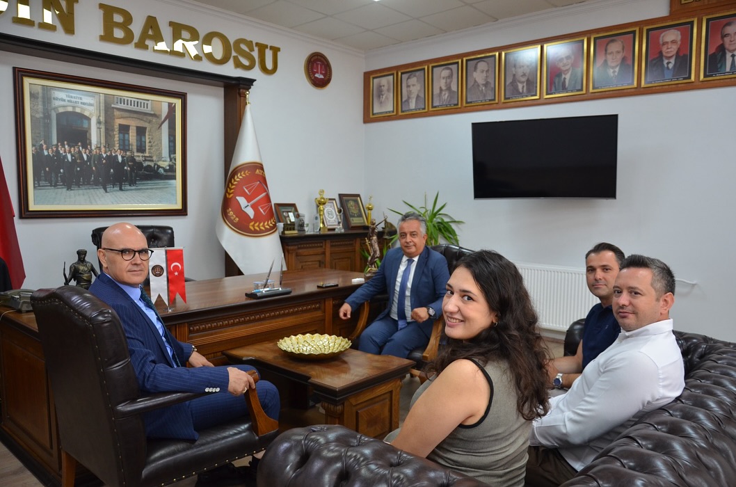 AYDIN CUMHURİYET BAŞSAVCISI CELAL TEKİN, BARO BAŞKANIMIZ AV. UTKU DEVRİM BARIŞ