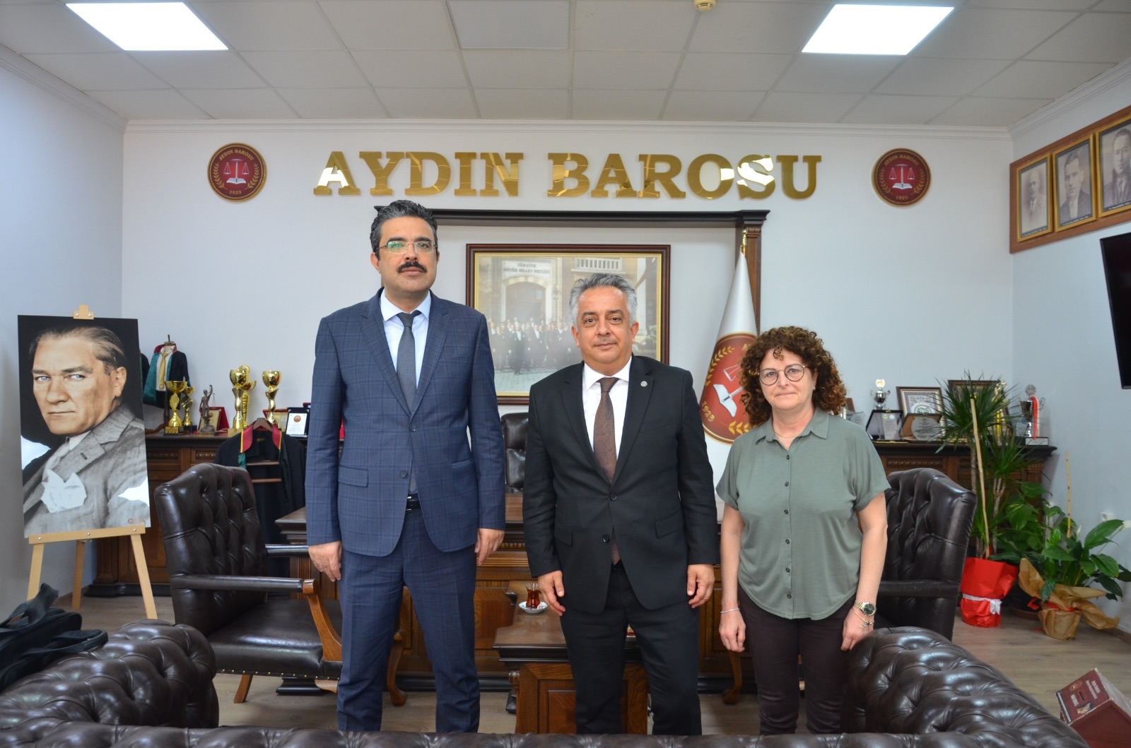 Mülkiye Başmüfettişi Yusuf GÜNİ, Baro Başkanımız Av. Utku Devrim Barış ARSLAN’ı