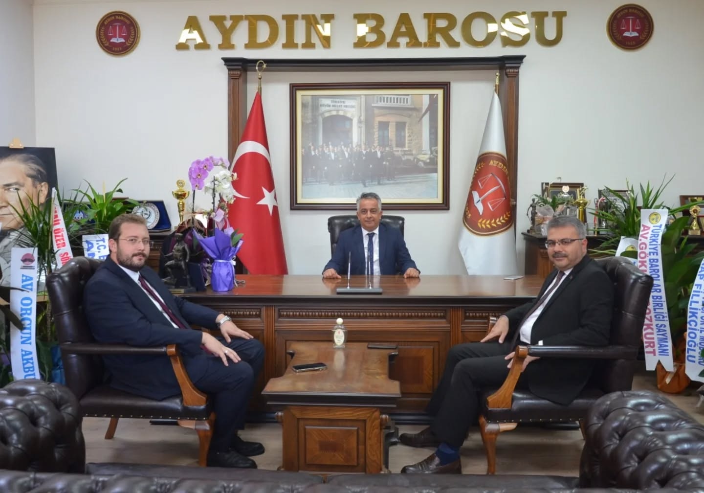 Ak Parti Milletvekili Av. Ömer ÖZMEN, Baro Başkanımız Av. Utku Devrim Barış ARSLAN’ı