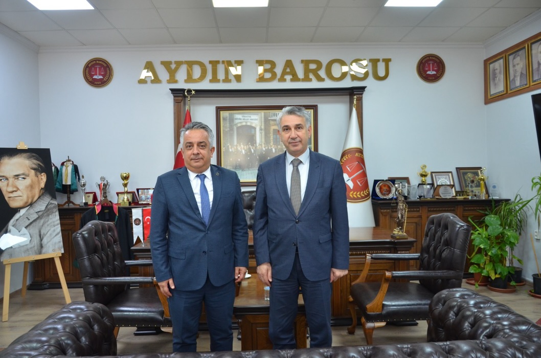 AYDIN İNCİRLİOVA KAYMAKAMI İLHAN ABAY, BARO BAŞKANIMIZ AV. UTKU DEVRİM BARIŞ