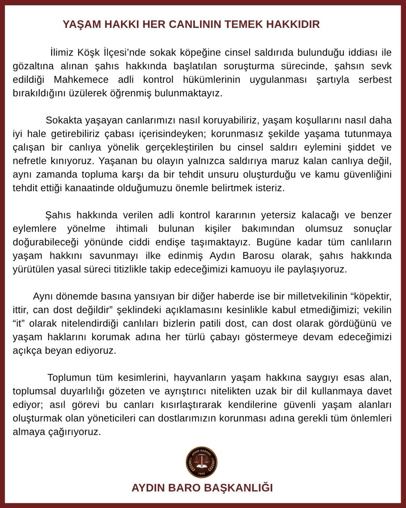 06.05.2026 Tarihli Basın AÇıklaması