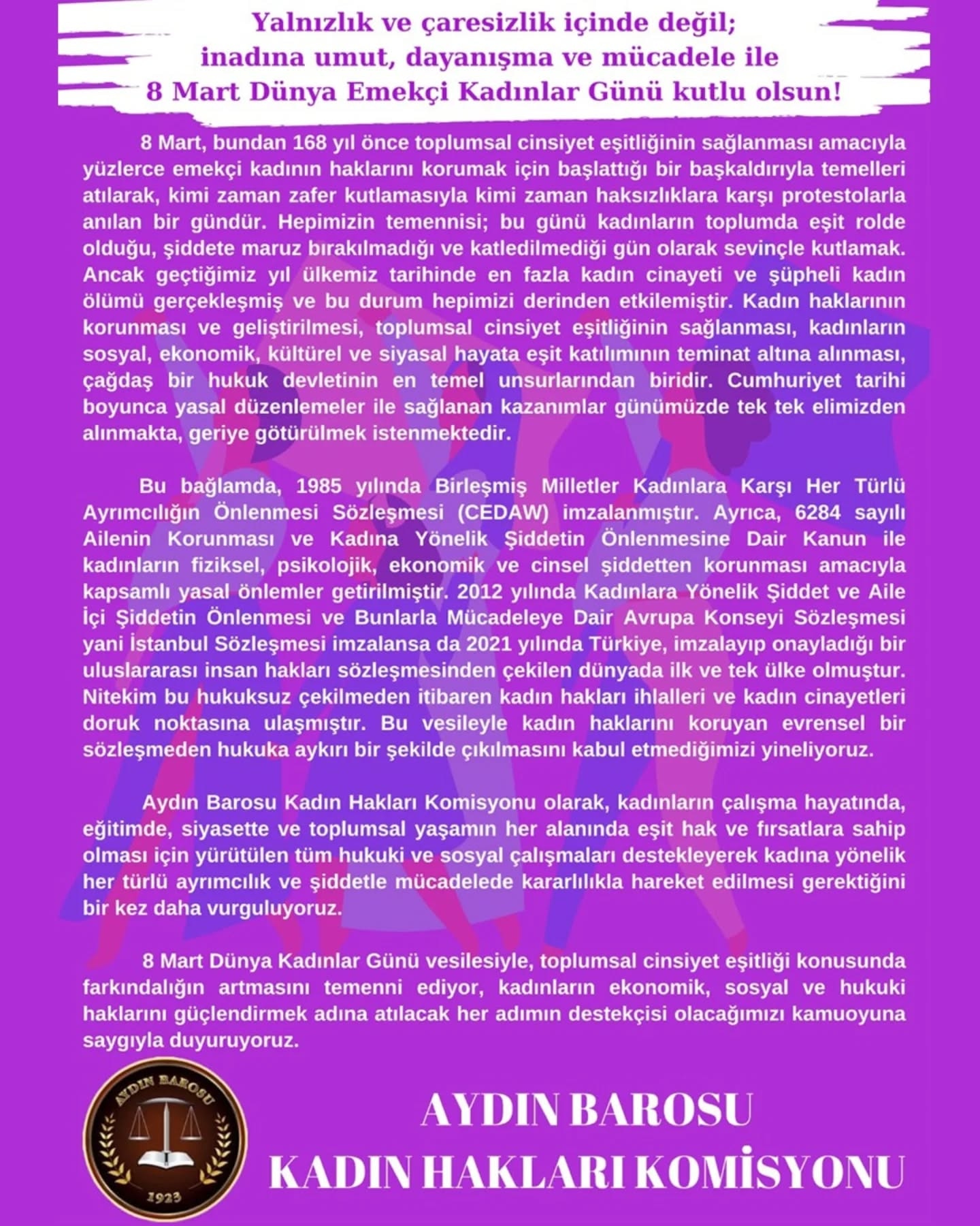 07.03.2025 Tarihli Basın AÇıklaması