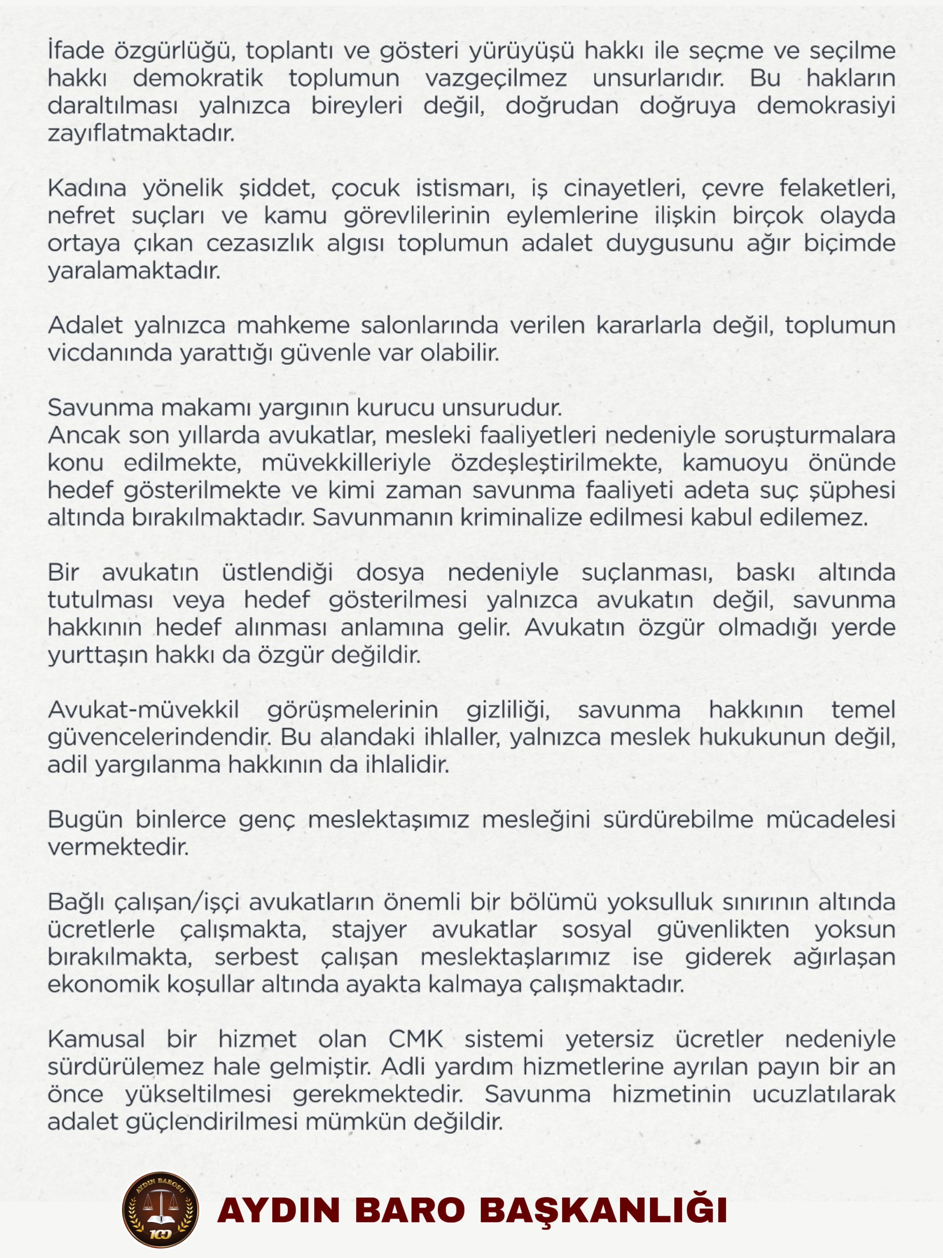 08.06.2026 Tarihli Basın AÇıklaması