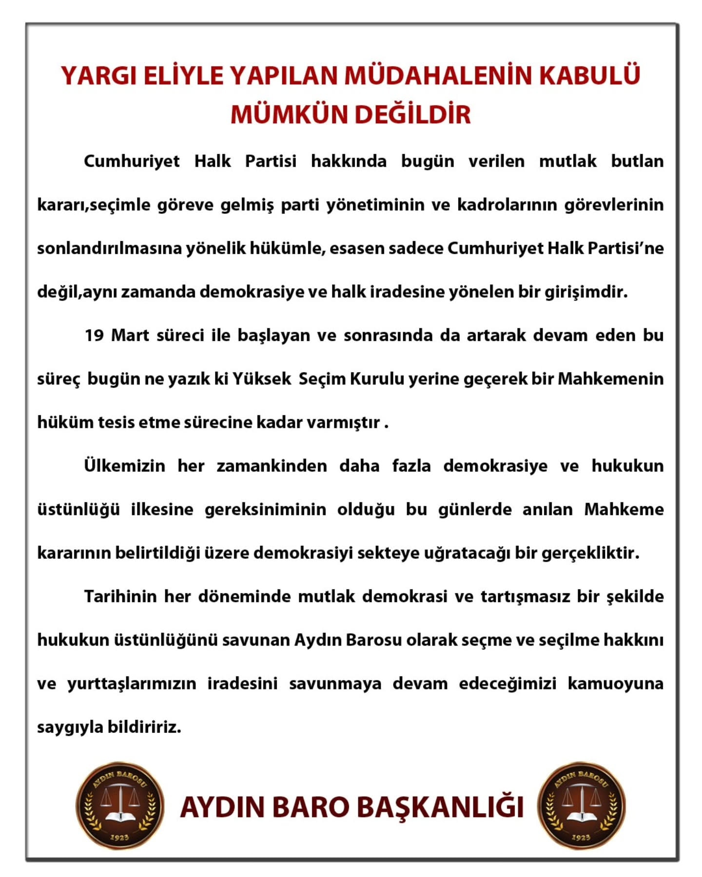 21.05.2026 Tarihli Basın AÇıklaması