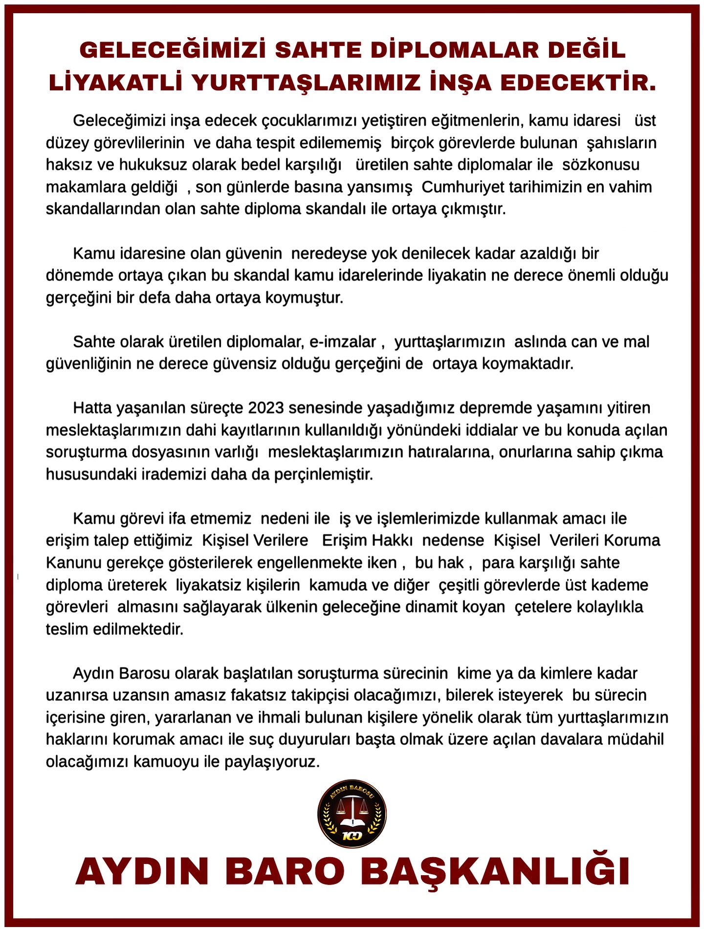 06.08.2025 Tarihli PaylaŞım