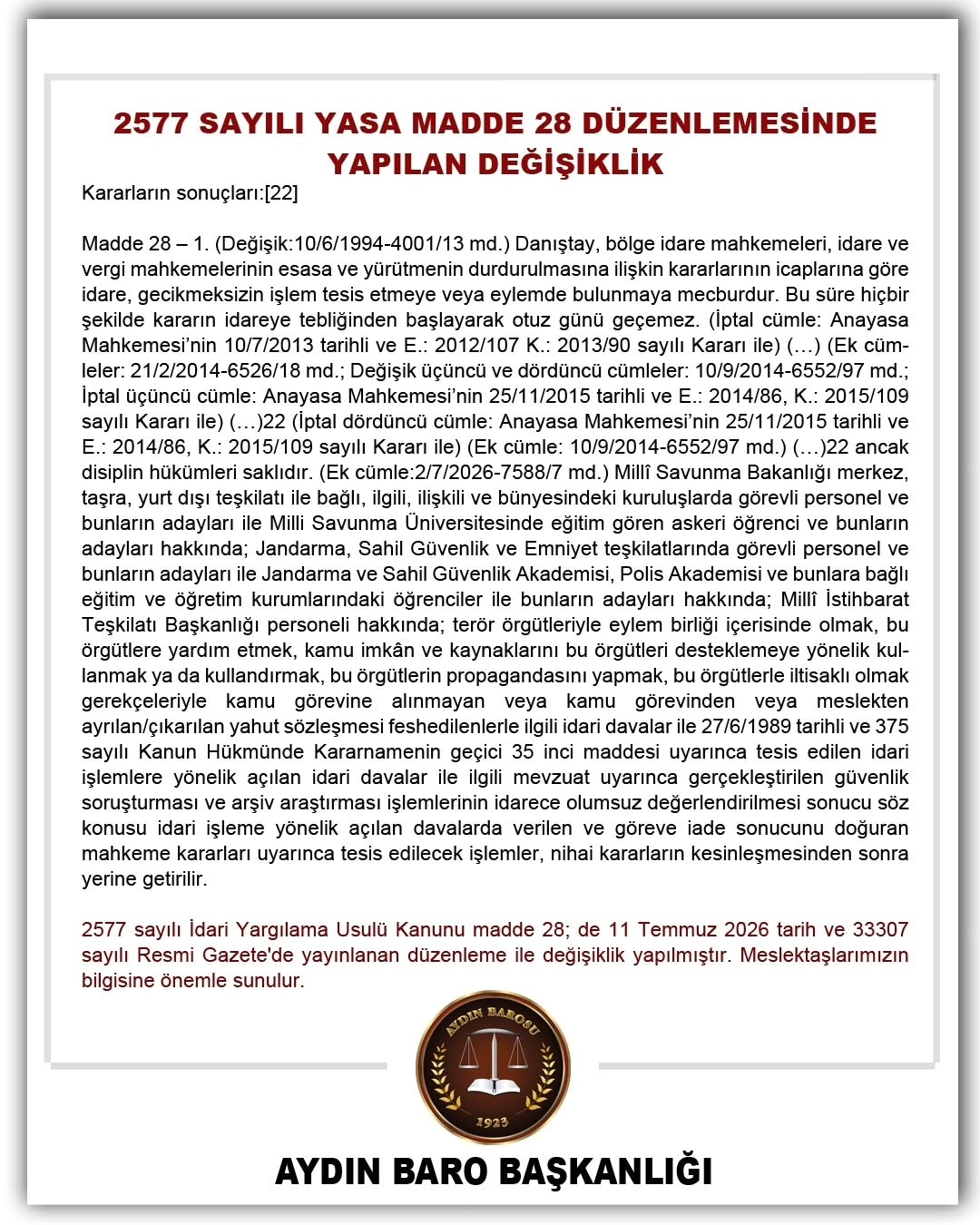 13.07.2026 Tarihli PaylaŞım