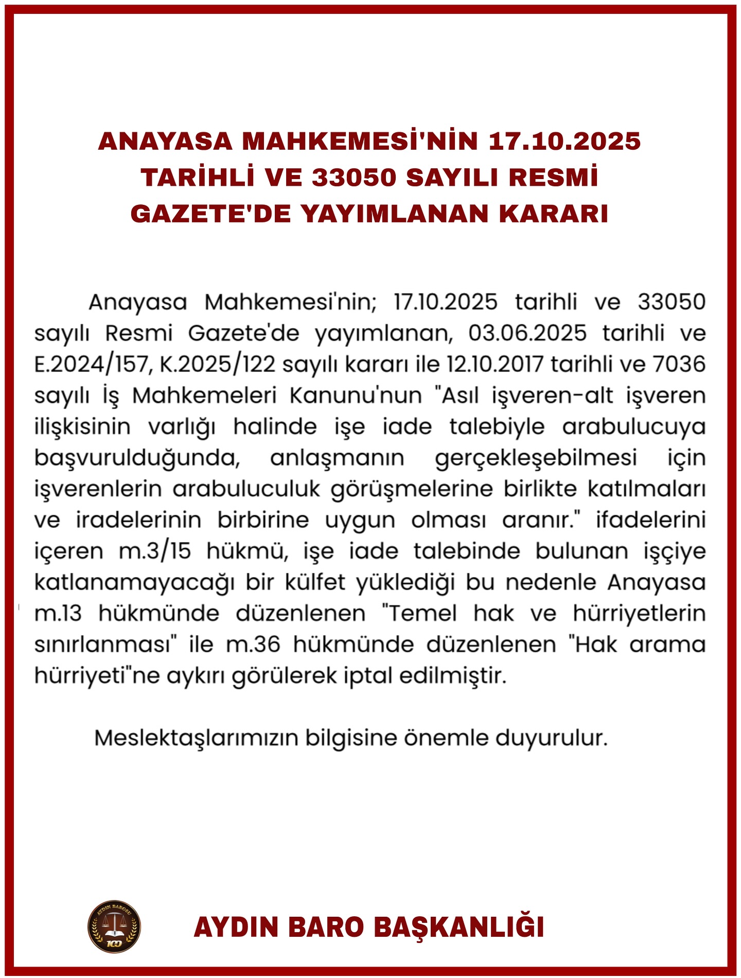 16.10.2025 Tarihli PaylaŞım