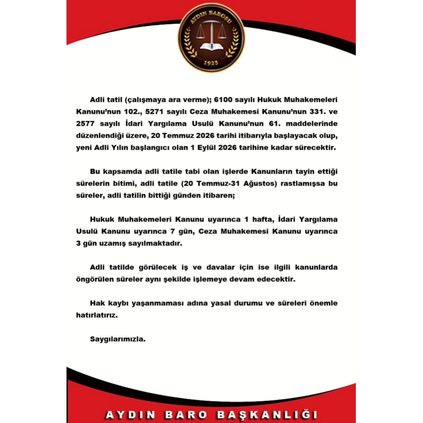 20.07.2026 Tarihli PaylaŞım