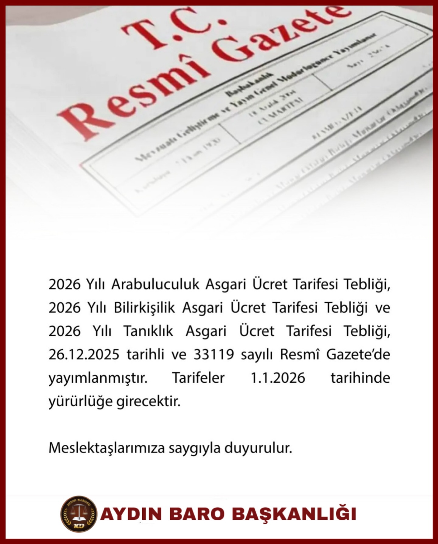 26.12.2025 Tarihli PaylaŞım