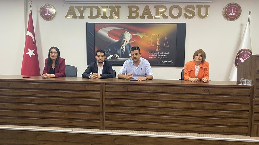 BARO BAŞKANIMIZ AV. UTKU DEVRİM BARIŞ ARSLAN, STAJ EĞİTİM KURULU ÜYELERİMİZ İLE