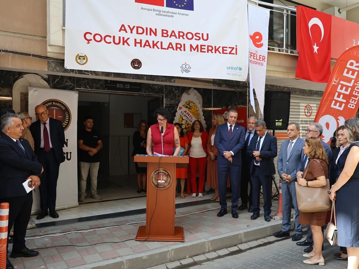 Baromuz Çocuk Hakları Merkezimizin açılışı Türkiye Barolar Birliği Başkanımız Av