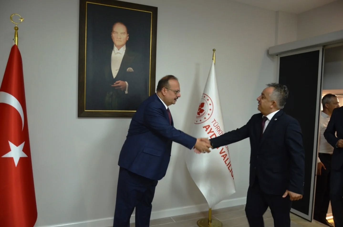 Aydın Valiliği tarafından düzenlenen İl Protokolü_nün bayramlaşma törenine Baro