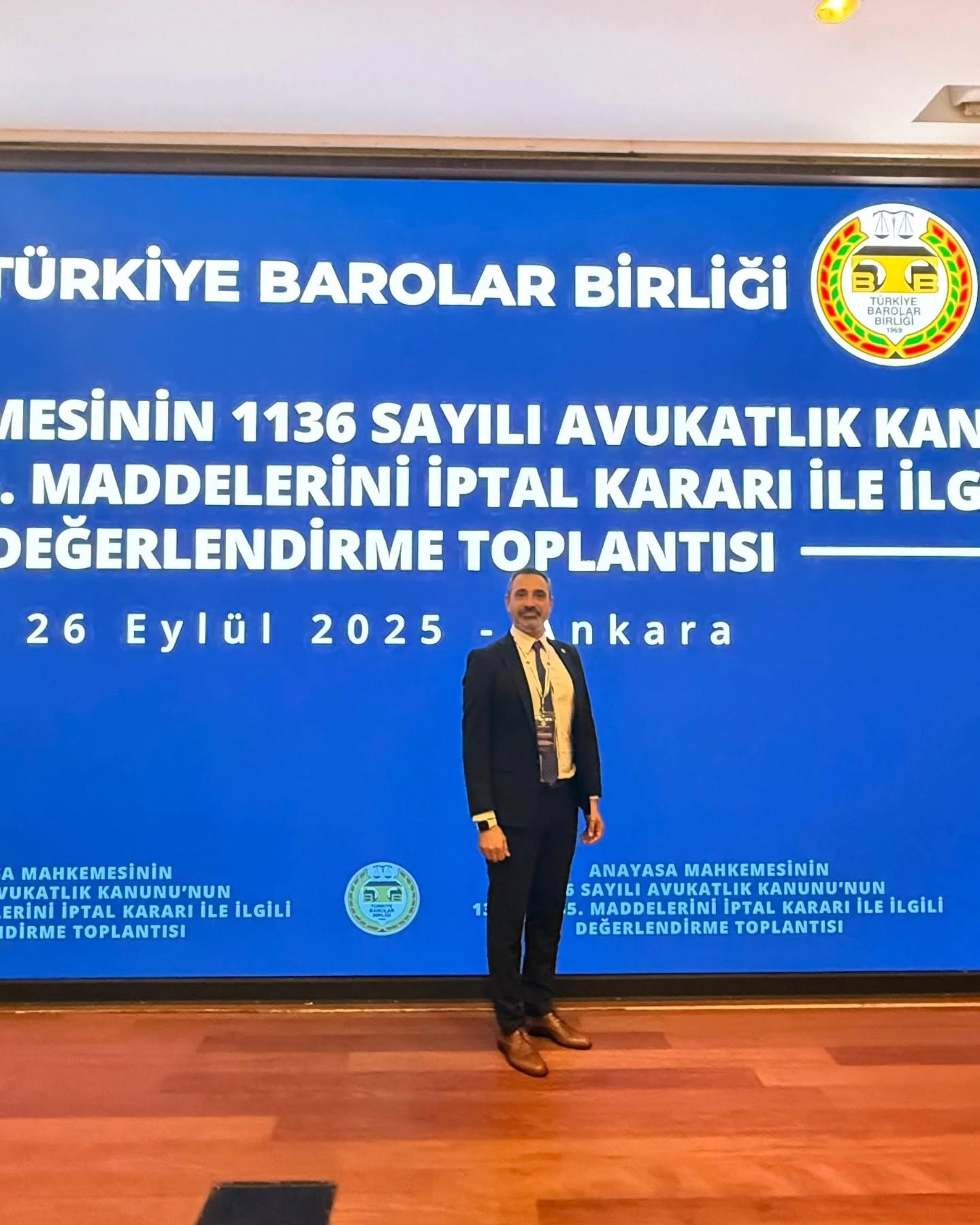 Türkiye Barolar Birliğinde 26.09.2025 tarihinde gerçekleştirilen “ANAYASA